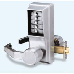 An image of KABA-Unican Model L1031 (L1000-3) Mechanical Push Button Lock with a passage set Mode 