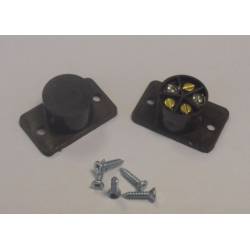 An image of Quick fit 2203 flush contact brown/white