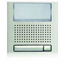 An image of 1 push button Nexa audio / video grille module