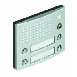 An image of  4 pushbutton 2 row speaker unit front cover