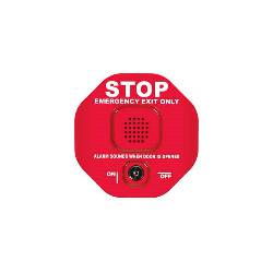 An image of Exit Stopper for a Single Door Red or Green