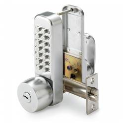 An image of Securefast SBL350.SFR Fire Rated Digital Push Button Lock with Key Override