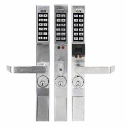 An image of Pushbutton aluminium door trim 