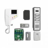 An image of 3 Way Bellissimo Colour Surface Video Entry Kit