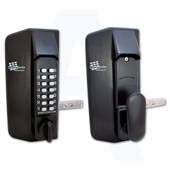 An image of Knob Operated Marine Grade Metal Gate Single Sided Digital Gate Lock