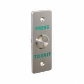 An image of PRESS TO EXIT' Switch 22mm Button - H115 x W40mm