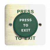 An image of Green Dome Exit Button Large