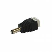 An image of 2.1 DC Jack plug to terminals