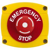 An image of Securefast IP 66 Rated Red Emergency Stop