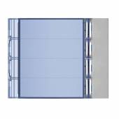 An image of  4 Way Button Module Cover For Sfera Panels (Silver)