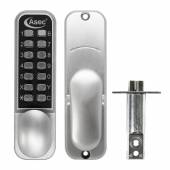 An image of  Easy Code Oval Knob Change Digital Lock With Optional Holdback Push Button Lock