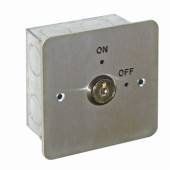 An image of Deedlock Flush Maintained 2 Position Key Switch (c/w 2 Keys)