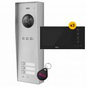 An image of 3 Way Video Door Entry KIT with Handsfree Monitors