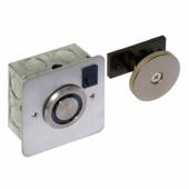 An image of Flush Wall Mounted, Door Hold Open Electro-Magnet 24V DC - Stainless Steel