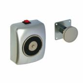 An image of Opera, Wall Mounted, Hold-Open Electro-Magnet 24V DC - Satin Aluminium