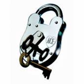 An image of Padlock - 4 Lever Swing Bar (2 Keys) - 64mm