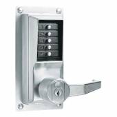 An image of KABA-Unican Model LLP1020B (LP1000) Mechanical Push Button Lock for use with a Panic Device 