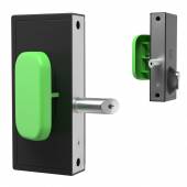 An image of Superlock Quick Exit Gate Lock with Key Access, Digital Push Button Lock