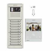 An image of NEXA 10 WAY VIDEO INTERCOM WITH ART4 LITE MONITOR - SINGLE BUTTON